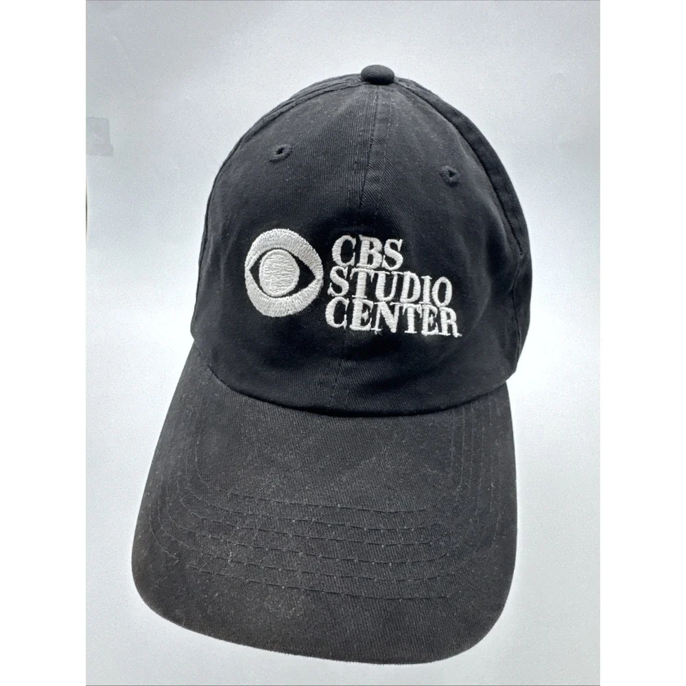 CBS Studio Center Logo Embroidered Adjustable Baseball Cap Apollo Cotton Hat
